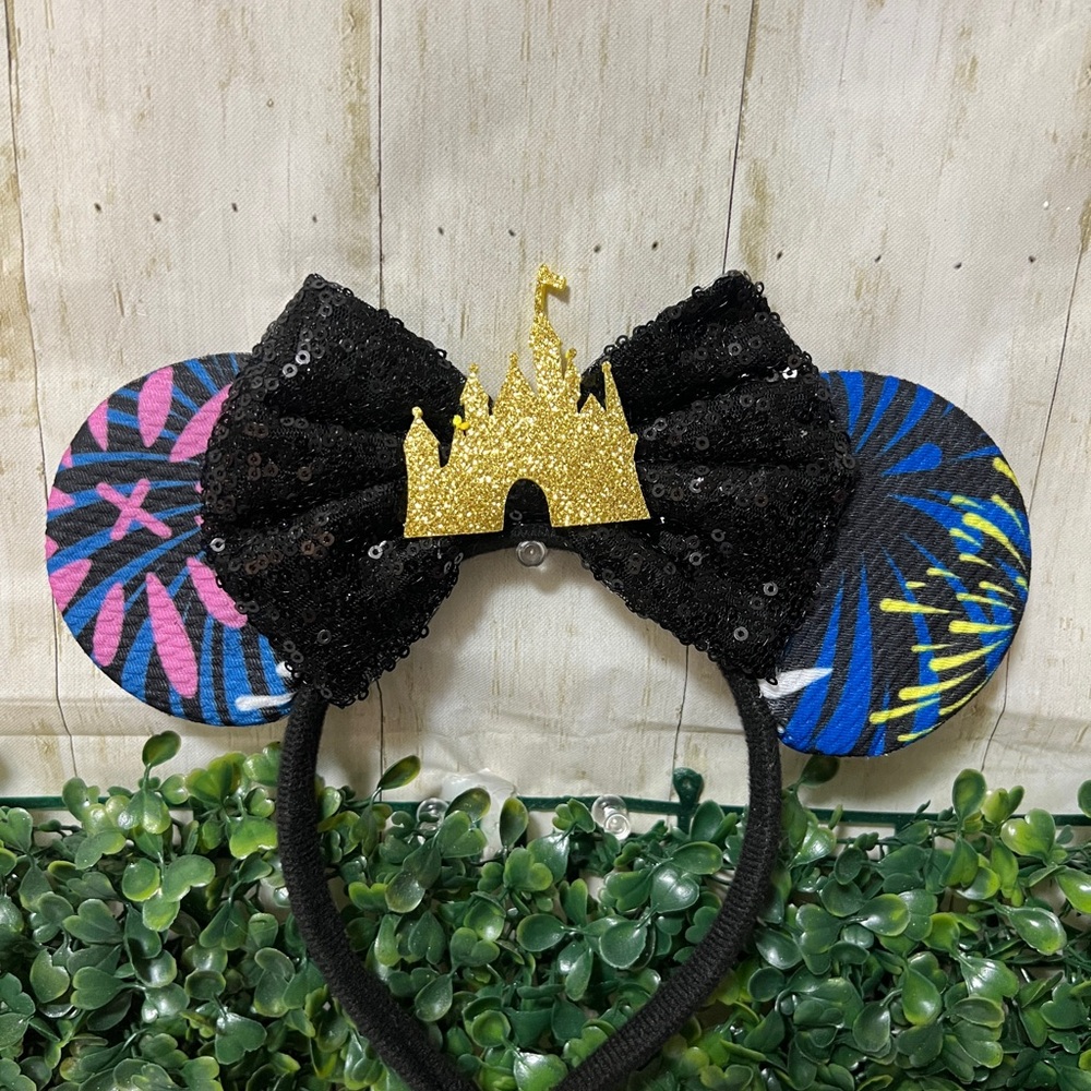 Black and Gold Castle Kids Hairband